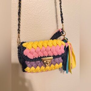 Crochet Tote Purse Crossbody Bags